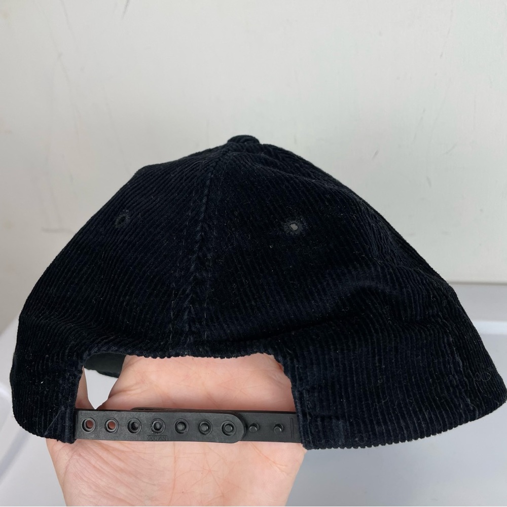 Vtg Cincinnati Bengals Black Corduroy Rope Hat Snapback Sports Hat One Size - Picture 4 of 7